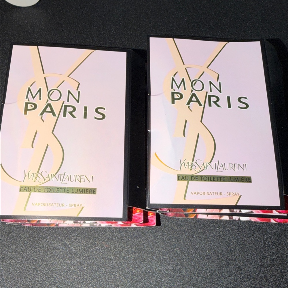 Yves Saint Laurent YSL Mon Paris EDT Lumiére Sample Vials 1.2 ML Lot of 6 New